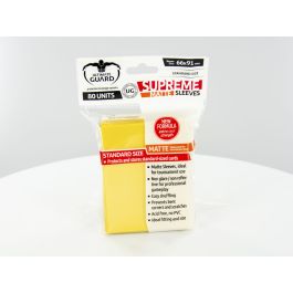 UG Supreme Sleeves Standardgröße Matt Gelb (80 St.)