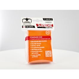 UG Supreme Sleeves Standardgröße Orange (80 St.)