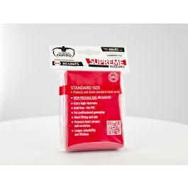 UG Supreme Sleeves Standardgröße Rot (80 St.)