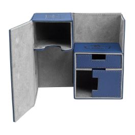 Ultimate Guard Twin Flip-n-Tray Deck Case 160+ XenoSkin Blau