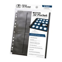 Ultimate Guard 32-Pocket Pages Mini American Black (10 Hüllen)