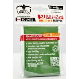 UG Supreme Sleeves Standardgröße Matt Grün (80 St.)