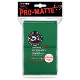 Pro-Matte Sleeves Green - Grün (100 Hüllen)