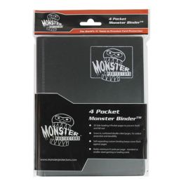 Monster Binder 4 Pocket Matte Schwarz