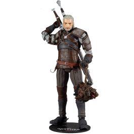 The Witcher 3 Wild Hunt - Geralt von Riva Figur mit Schädel