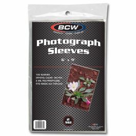 BCW Photograph Sleeves 22cm x 15cm (100 Hüllen)