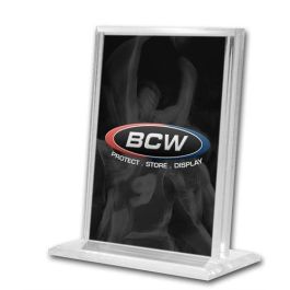 BCW Acryl Card Holder 1/2" - Vertikal - mit Standfuß