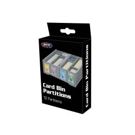 BCW Card Bin Partitions Grau (12 Stück)