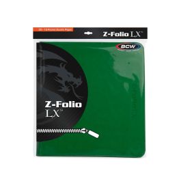 BCW Zipper-Folio 12-Pocket LX Portofolio Grün