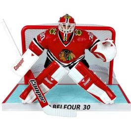 NHL - Chicago Blackhawks - Ed Belfour mit Netz - Limited Edition Figur
