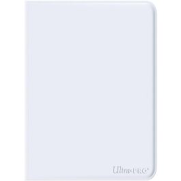 UP 9-Pocket Zippered-Pro-Binder - White