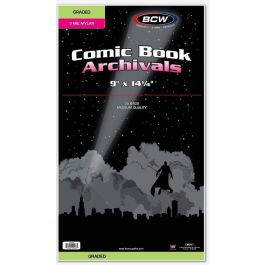 BCW Mylar Graded Comic Book Bags 2-MIL (25 Stück)