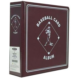BCW Baseball Album 3-Inch - Ringbuchordner Burgund