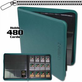 BCW Zipper-Folio 12-Pocket LX Portofolio Teal