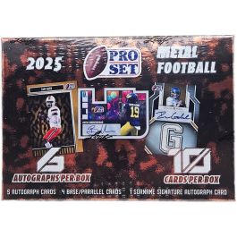 2025 Leaf Pro Set Metal Football Hobby Box