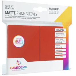 Gamegenic Matte Prime Sleeves Red (100)