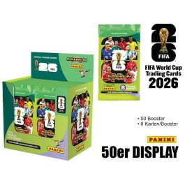 2026 FIFA World Cup Adrenalyn XL 50er Booster Display