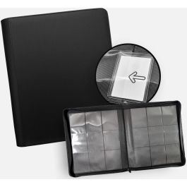 TCG Guru 9-Pocket Toploader Xenon Binder Black