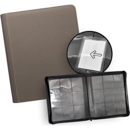 TCG Guru 9-Pocket Toploader Xenon Binder Grey
