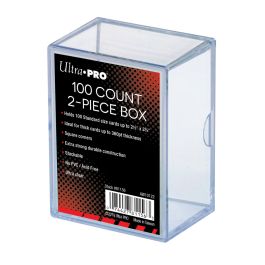 Plastikkasten für 100 Karten, 2 Teile