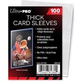 Ultra Pro Thick Card Sleeves - 100 Hüllen extra dick (130pt)