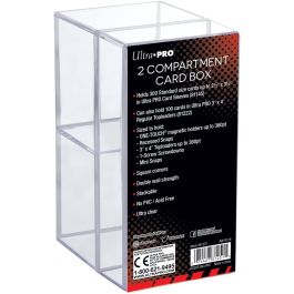 Ultra Pro Two Compartment Card Box (klar)