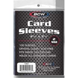 BCW Card Sleeves - 100 Schutzhüllen für Sammelkarten