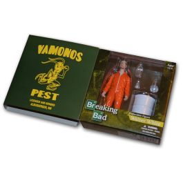 Breaking Bad Actionfigur - Walter White in Orange Hazmat Suit