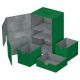 Ultimate Guard Twin Flip-n-Tray Deck Case 160+ XenoSkin Grün