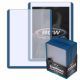 BCW 3 x 4 Inch Topload Card Holder (25 St.) Blauer Rand
