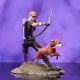 Marvel Gallery - Hawkeye mit Lucky dem Pizza-Dog - Statue