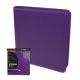 BCW Zipper-Folio 12-Pocket LX Portofolio Lila