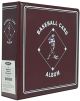 BCW Baseball Album 3-Inch - Ringbuchordner Burgund