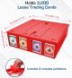 BCW 3200 Card Bin - Sammelkarten-Aufbewahrungsbox Rot