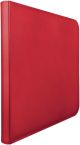 UP 12-Pocket Zippered-Pro-Binder - Red