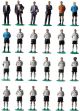 Minimen Figuren Nationalmannschaft (div. Spieler)