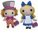 Alice in Wonderland Plüsch Alice + Mad Hatter 2er Set