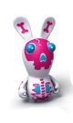 Rayman Raving Rabbids - Zeitreise Figur Pink Skelett Rabbid