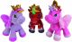 Filly Unicorn / Einhorn Plüsch stehend 40cm 3er Set