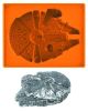 Star Wars Silicon Tray Millenium Falcon Deluxe