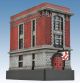 Ghostbusters Light-Up Firehouse Resin Statue