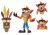 Crash Bandicoot - Ultra Deluxe Crash Bandicoot Actionfigur
