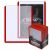 BCW 3 x 4 Inch Topload Card Holder (25 St.) Roter Rand