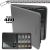 BCW Zipper-Folio 12-Pocket LX Portofolio grau