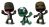 Little Big Planet - SackBoy Series III 3er Figuren Set
