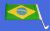 Autofahne Brasilien