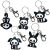 SKELANIMALS - Glow-in-the-Dark Keychains (5 ct.)