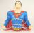 Spardose/Bank Superman Bust with Chains