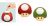 Spardose/Bank Super Mario Bros.Big Mushroom (2 St.)