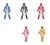 Power Rangers Swing Collect. Mini-Steck Figuren (5 St.)
